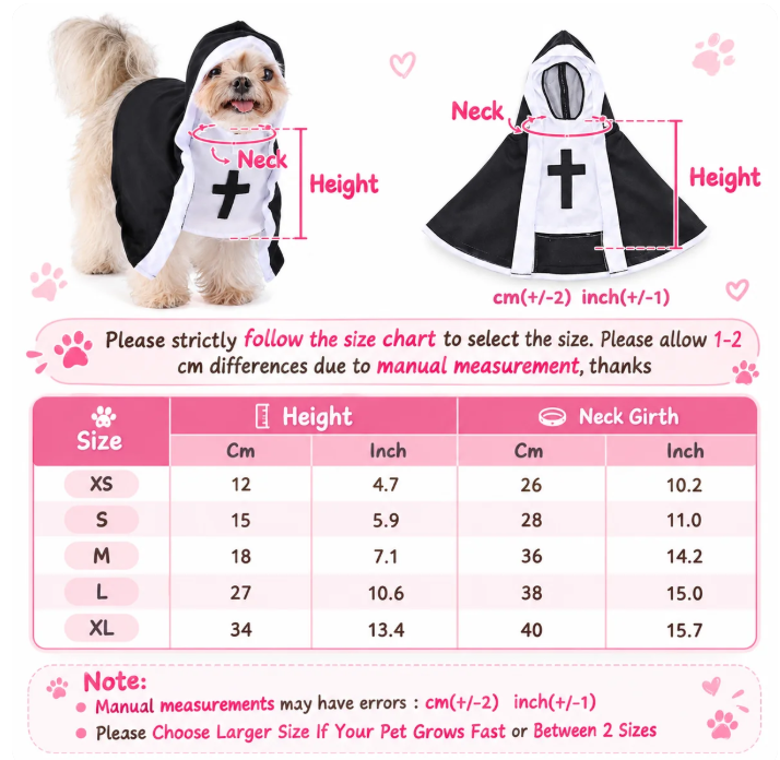 Holy Pet Costume